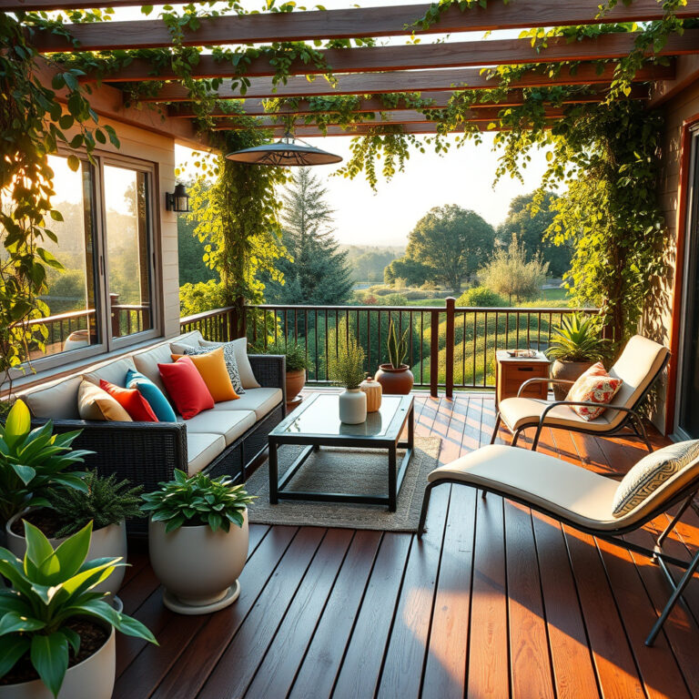 Transform Your Outdoor Space with Creative Deck Furniture Ideas