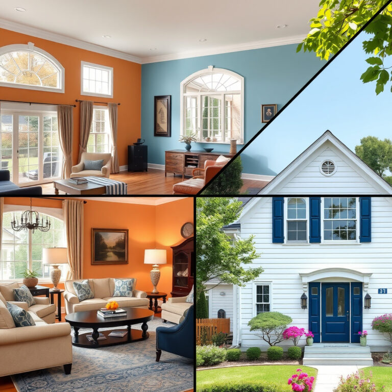 Transform Your Home with Interior and Exterior Painting